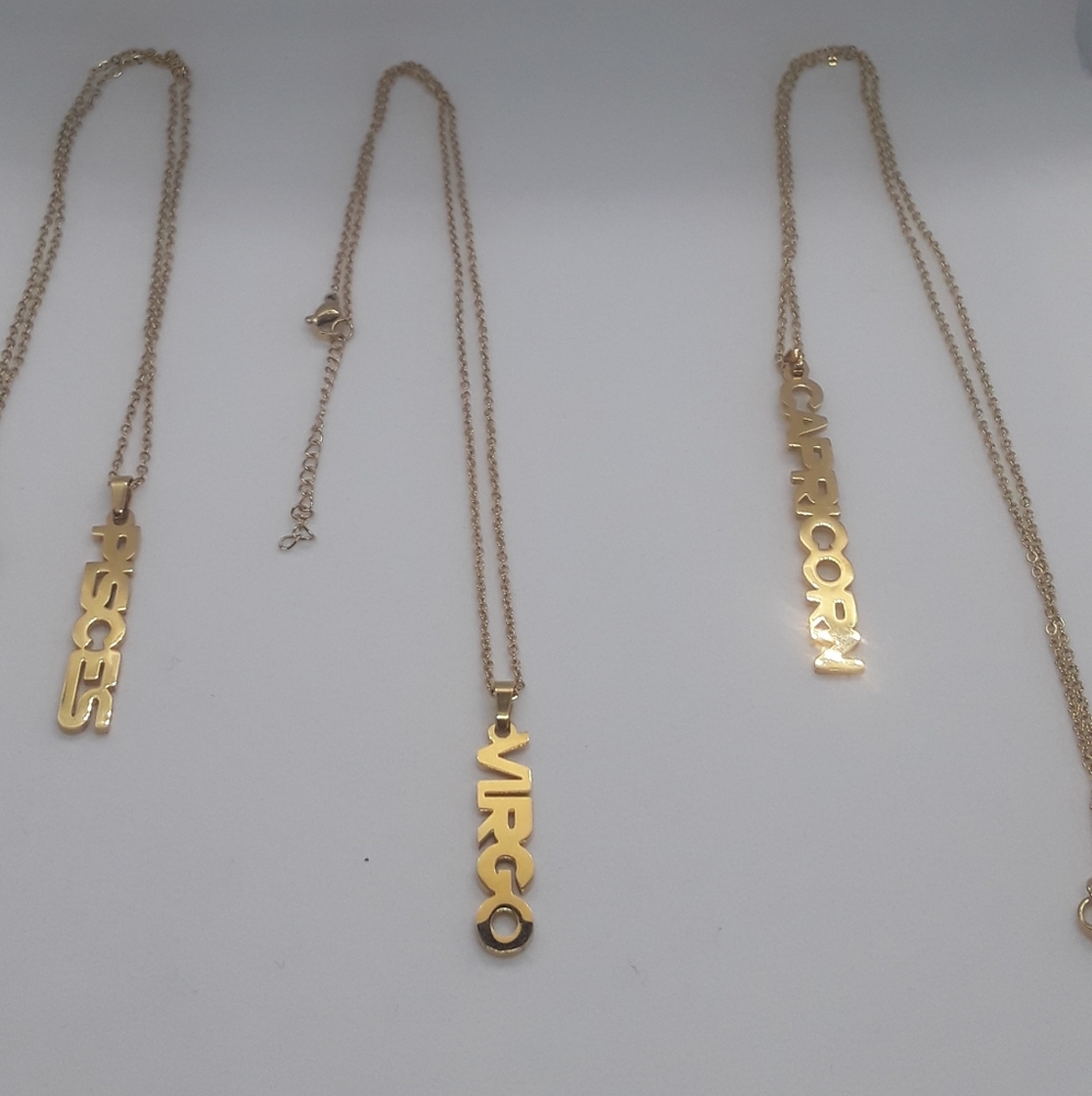 Zodiac necklaces